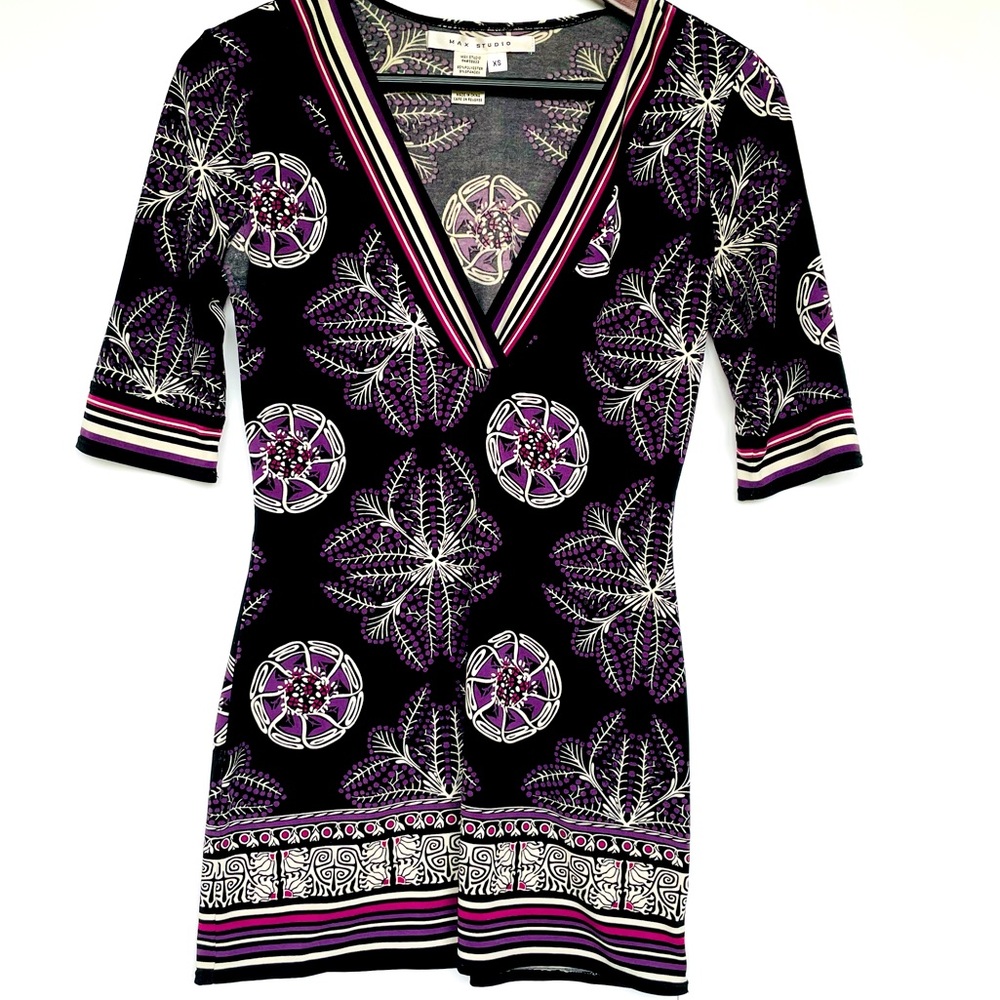 Max Studio V Neck Tunic Size XS
